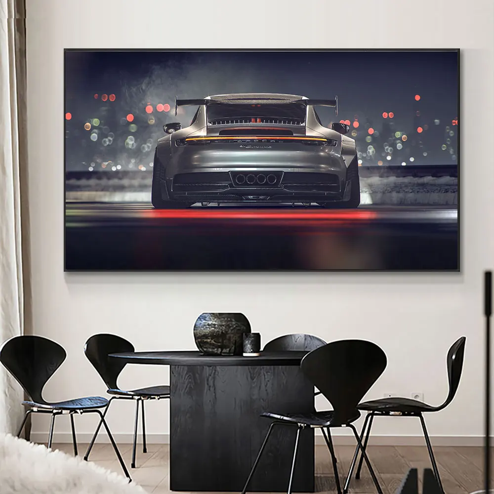 Car Poster Canvas Painting and Posters Prints Wall Art Pictures For Living Room Home Decor Frameless