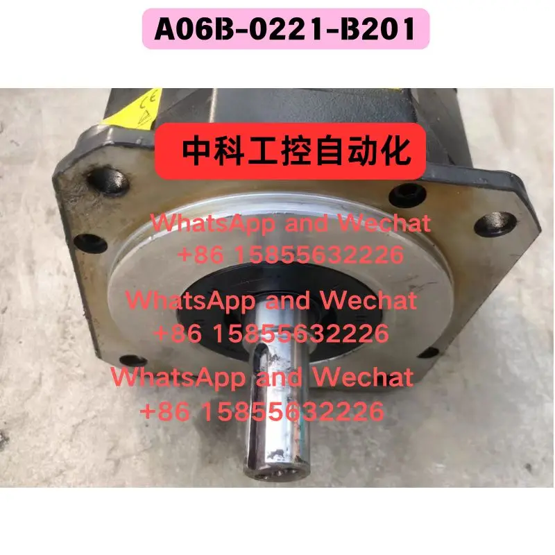 Used OEM disassembled parts A06B-0221-B201 electrical machinery Functional test OK Fast Shipping