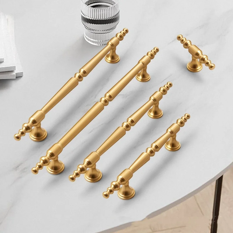 Nordic Style Cupboard Kitchen Pulls Furniture Wardrobe Knobs Rose Gold Kitchen Cabinet Storage Cabinet Drawer Furniture Handles