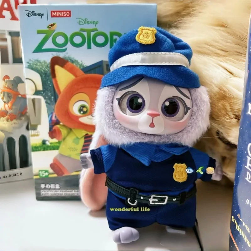 Boneka Aksi Nick Judy Lucu dari Zootopia Blind Box, Boneka Vinyl Plush Trendi untuk Dekorasi, Gantungan Kunci, Hadiah Kejutan
