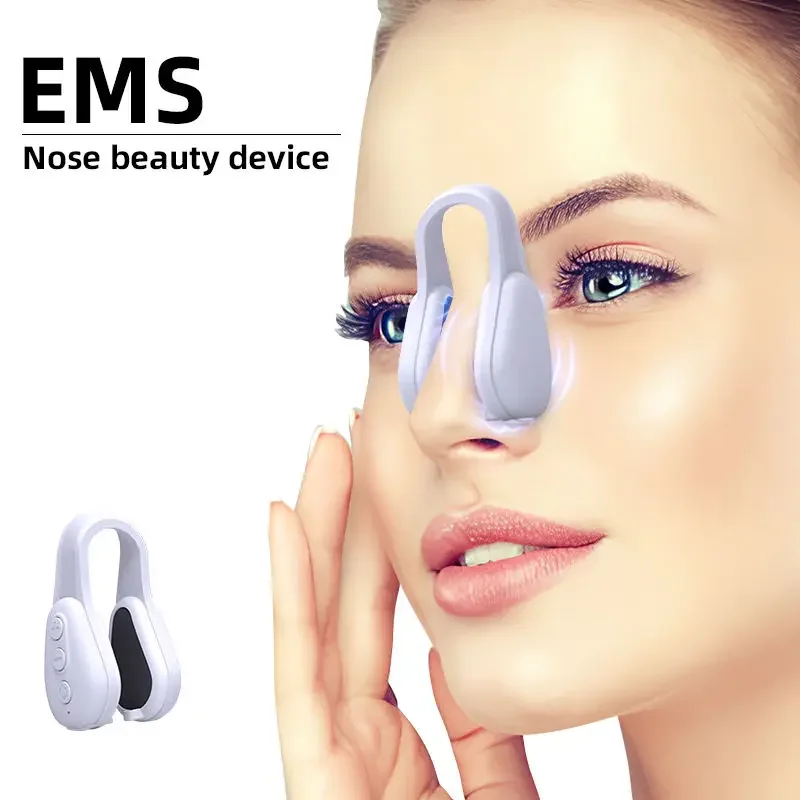 

2026 New Product SiliconeNose Shaper Machine Electric EMS LightTherapy Technology Nose Shaper Clip