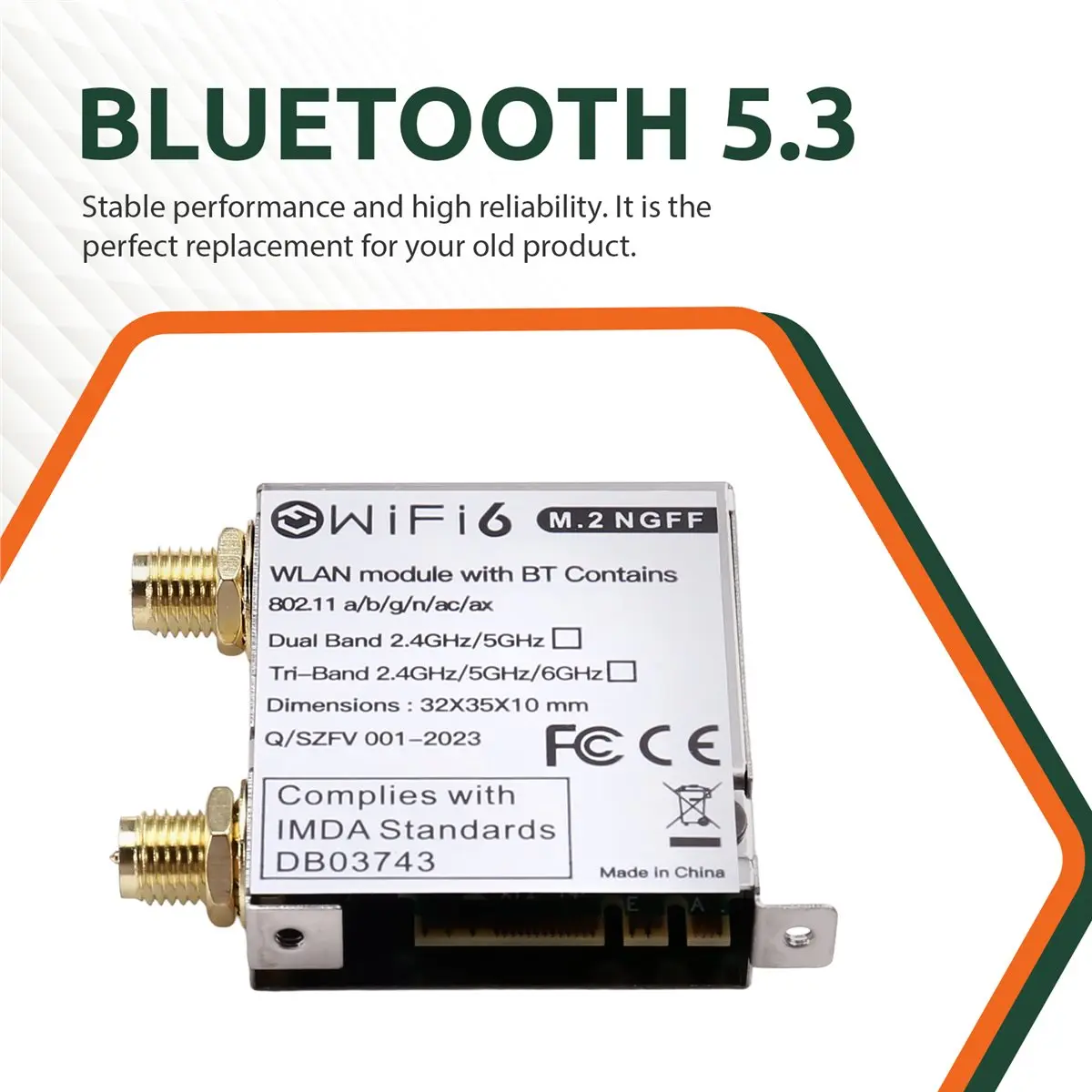 

Стабильная новая беспроводная сетевая карта AX210 Bluetooth, беспроводная интерфейсная карта 2-в-1 NGFF для материнских плат ASUS