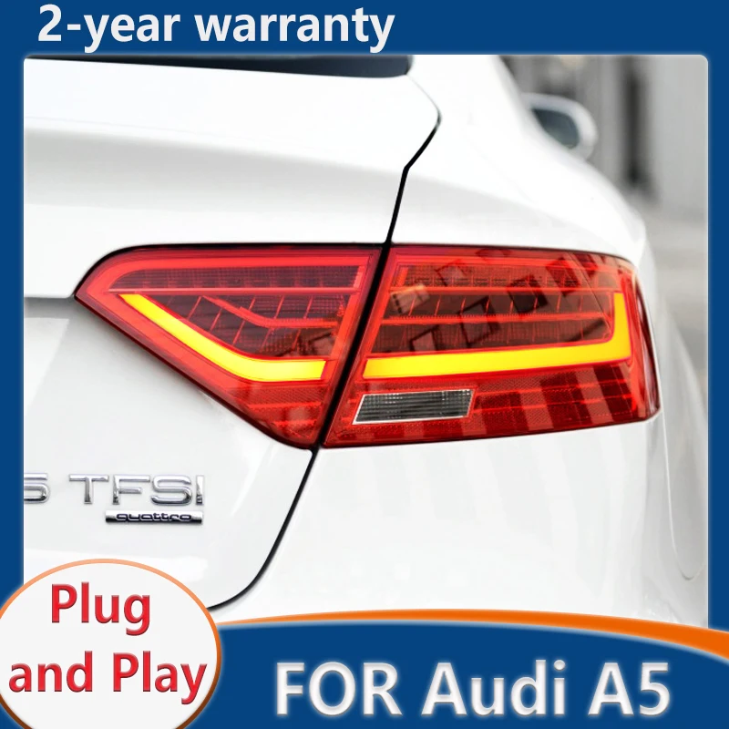 

Задняя фара для Audi A5, задние фонари 2008-2016, светодиодные задние фонари, задняя противотуманная фара, динамический сигнал поворота, подсветка, задний тормоз в сборе