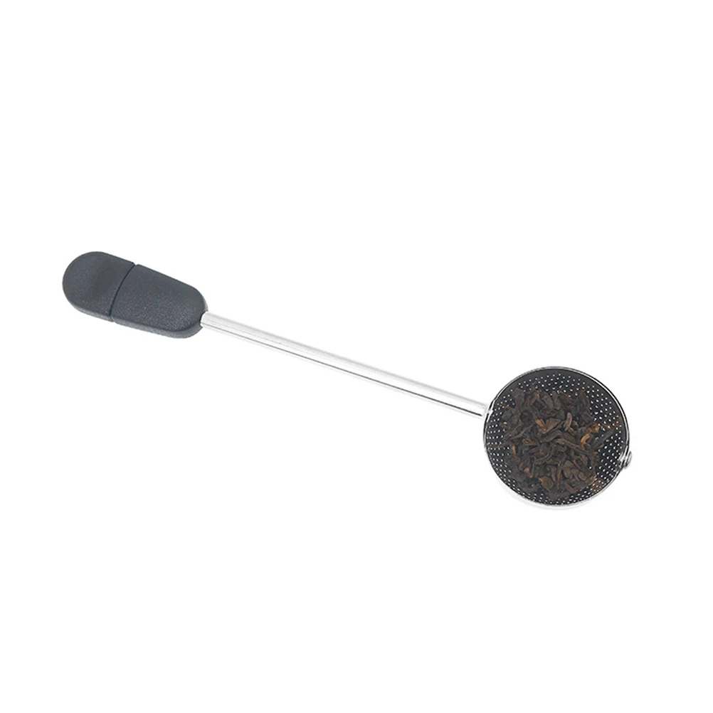 

Reusable Stainless Steel Tea Infuser Handle Loose Leaf Strainer Fine Mesh Filter Kitchen Bar Tools Fits Cups Mugs Safe