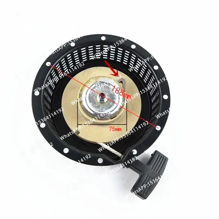 L70 Backlash Starter for L70 L60 6HP Cultivator Tiller Generator Pull Start Grab Cable Cap Rewind Spring Pawl