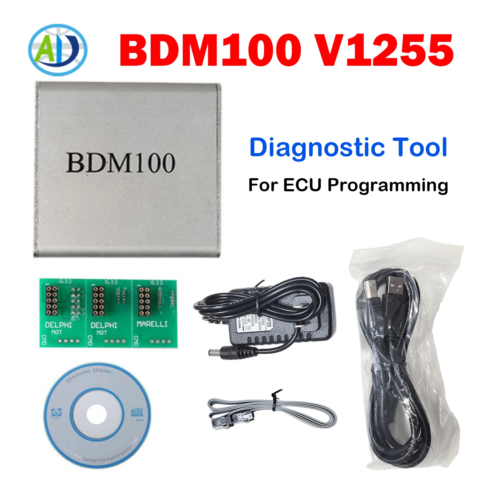 

BDM100 V1255 OBDII Interface ECU Flasher Chip Tuning Auto ECU Programmer Universal Car OBD2/EOBD Diagnostic Tool Code Reader