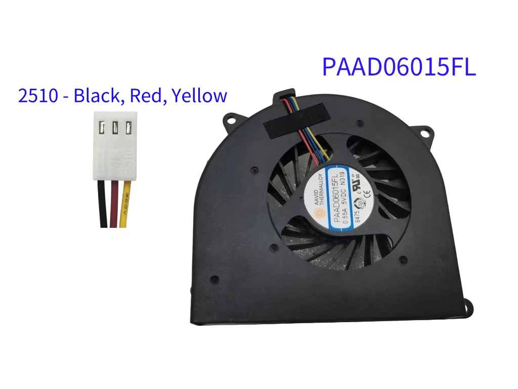 Original fan for NSTECH PAAD06015FL 0.55A 5V n321 n319 2PIN 3PIN 4PIN cooling fan BGE06105F05H PAAD16015BM N201