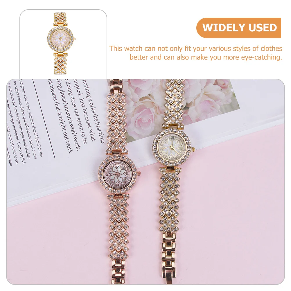 

Стильные наручные часы со стразами, женские изысканные часы, элегантный дизайн, прочные материалы, повседневная одежда, подарочные часы для женщин