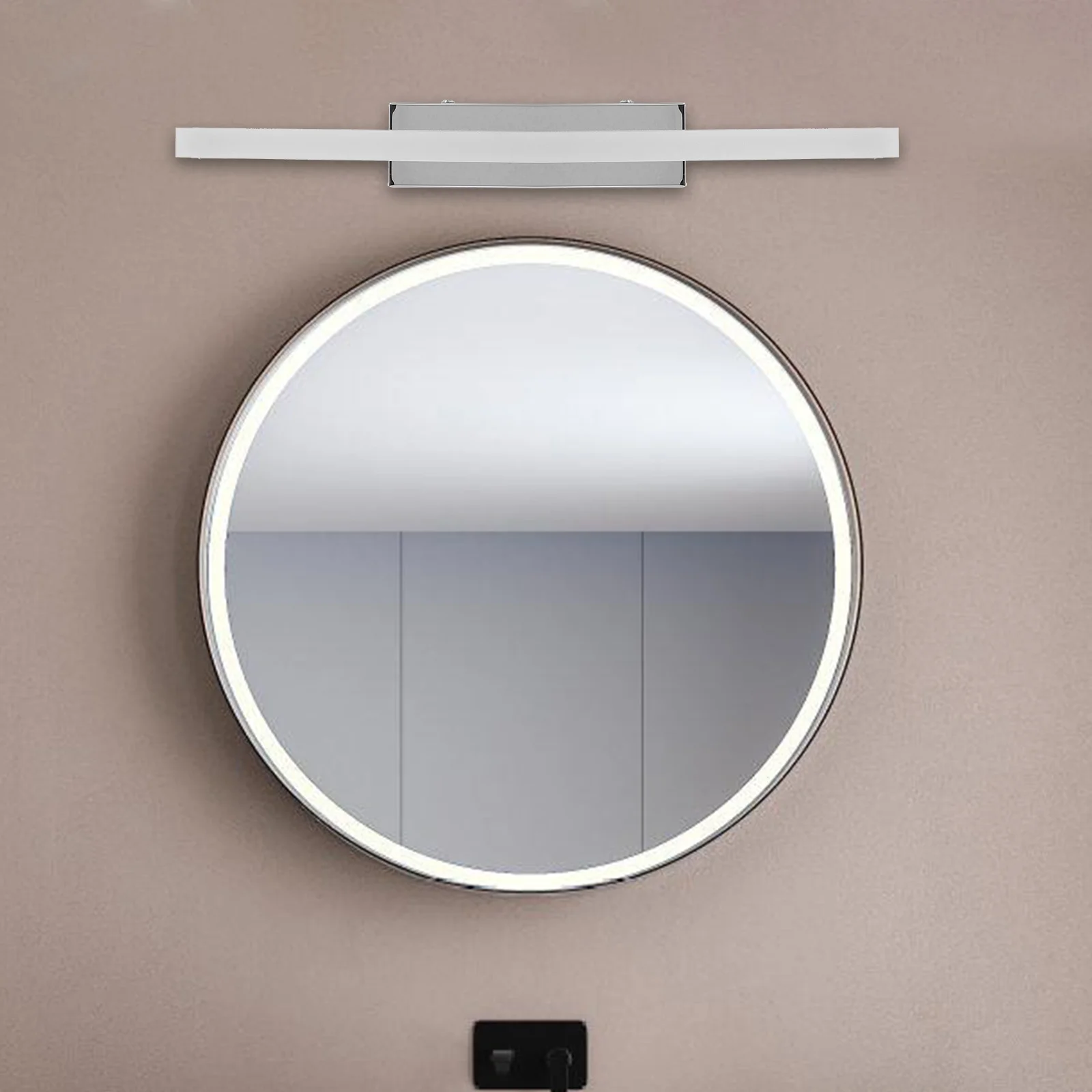 

Led Mirror Light White 120Cm Long Strip Wall Lamp For Bathroom Front Lighting Wall Mounted
