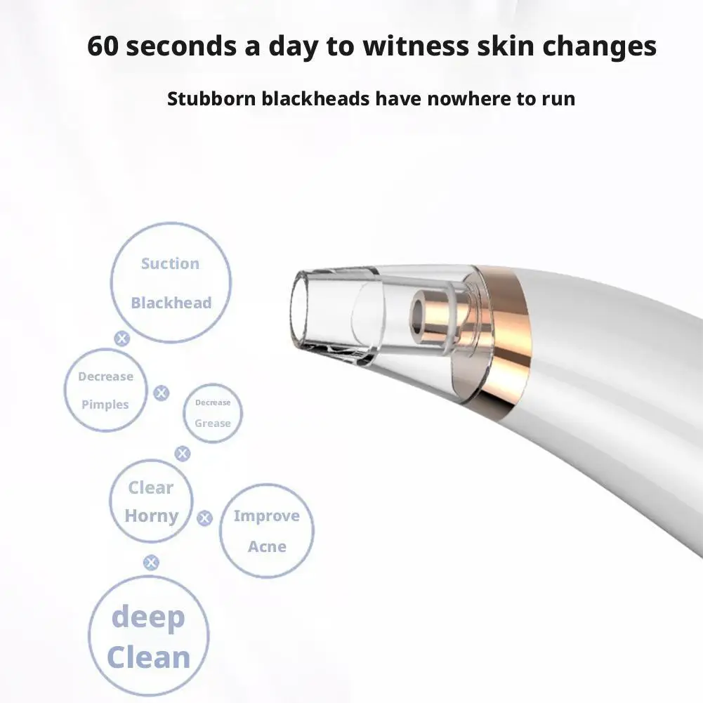 Aspirateur électrique Portable pour éliminer les points noirs, nettoyeur de pores du visage, points blancs, extracteur de boutons et d'acné, Instrument de soins de la peau