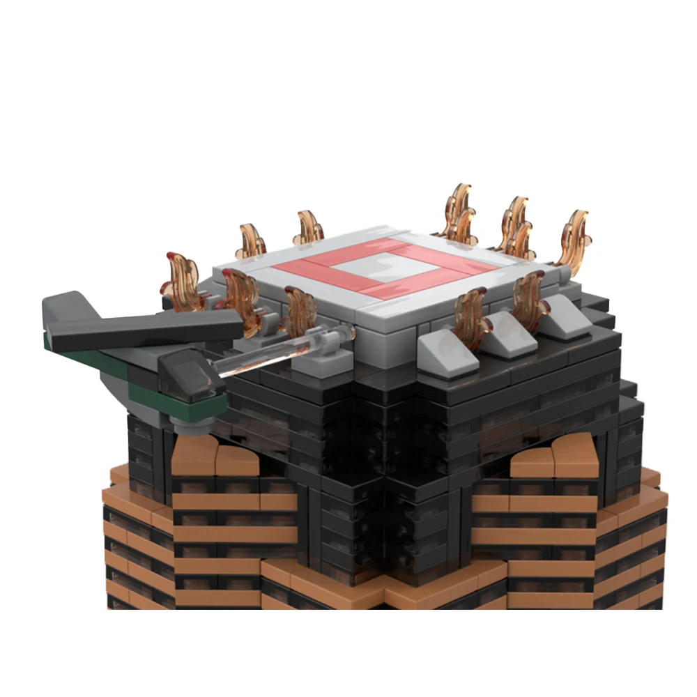 MOC nakatomis plaza 2121 Avenue of the Stars Bouwstenen Model street view Architectuur Bricks Gemonteerd Speelgoed Kinderen Gift