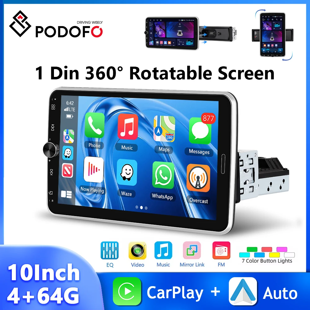 Podofo 10.1'' Adjus…