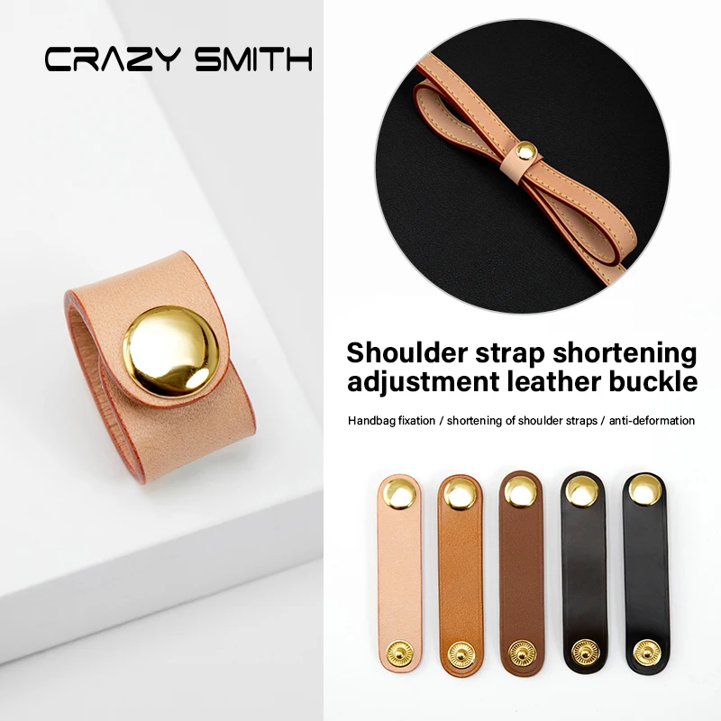 CRAZYSMITH Shortened Straps Fastening Buckles Converted Straps Underarm Accessories Bag Straps Adjusters for LV Nano Bucket Bag