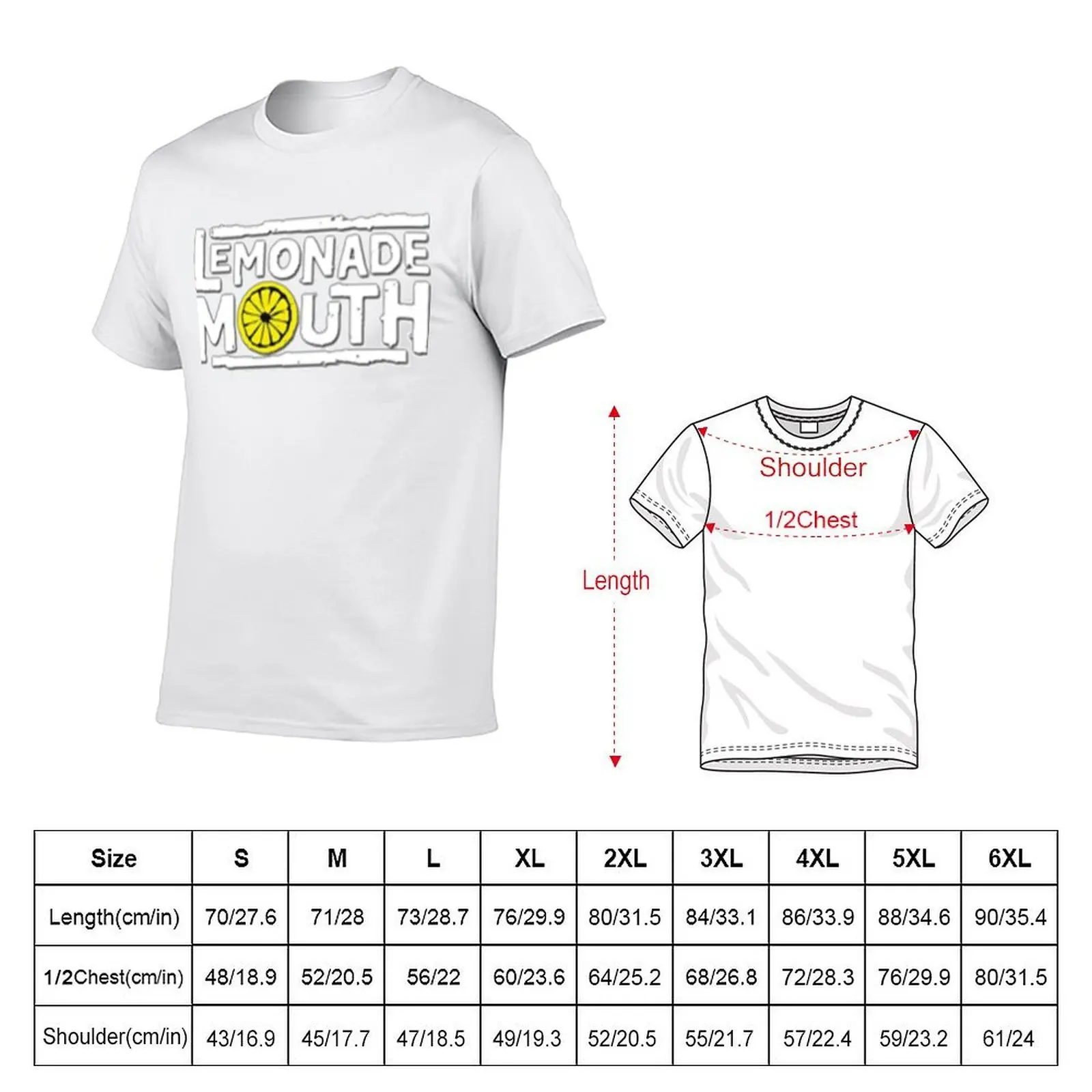 Lemonade Mouth T-Shirt man t shirts for men casual anime t shirts for man T-Shirt