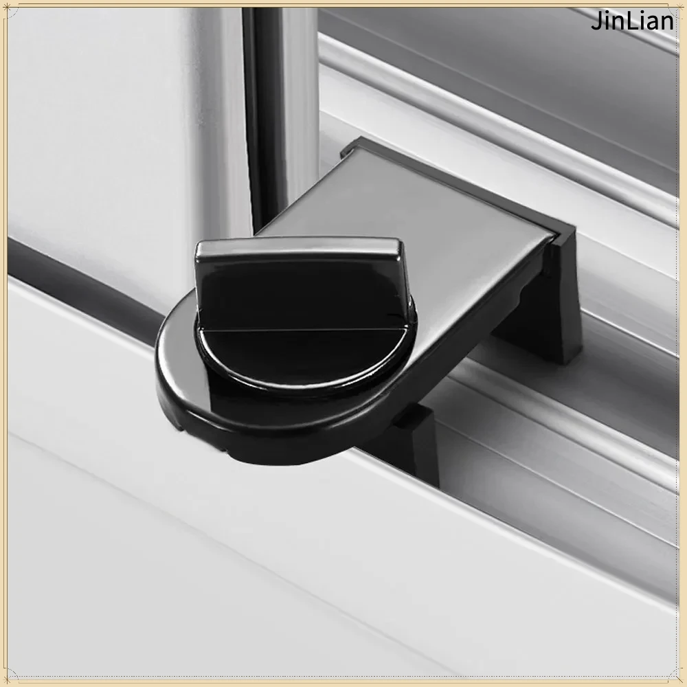 Alloy Sliding Door Window Safety Lock Adjustable Security Door Locks Anti-theft Protection Lock Home Safety Latches