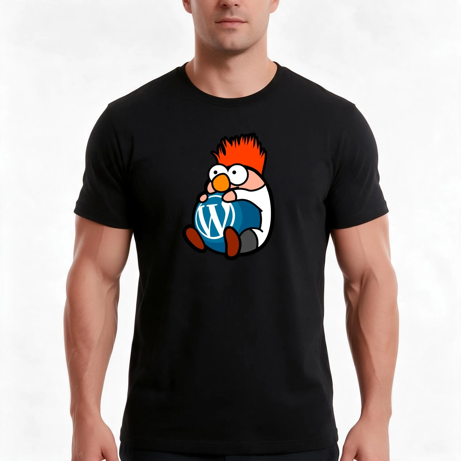Team Beaker Meepuu T-Shirt Summer Casual Cotton Tee Oversized Streetwear Tops Vintage Graphic Print Loose Fit Short Sleeve