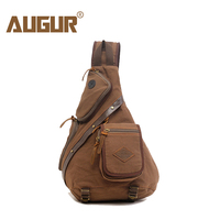 Man Shoulder Bag Men's Canvas Messenger Bags Chest Sling Bag Male Casual Travel Military Larger Sling Chest pack Bag