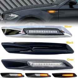 Feux de position latéraux dynamiques à LED, clignotant ambre, style BMW F10, série 1 3 5, E90, E91, E92, F30, E93, E46, E60, E61