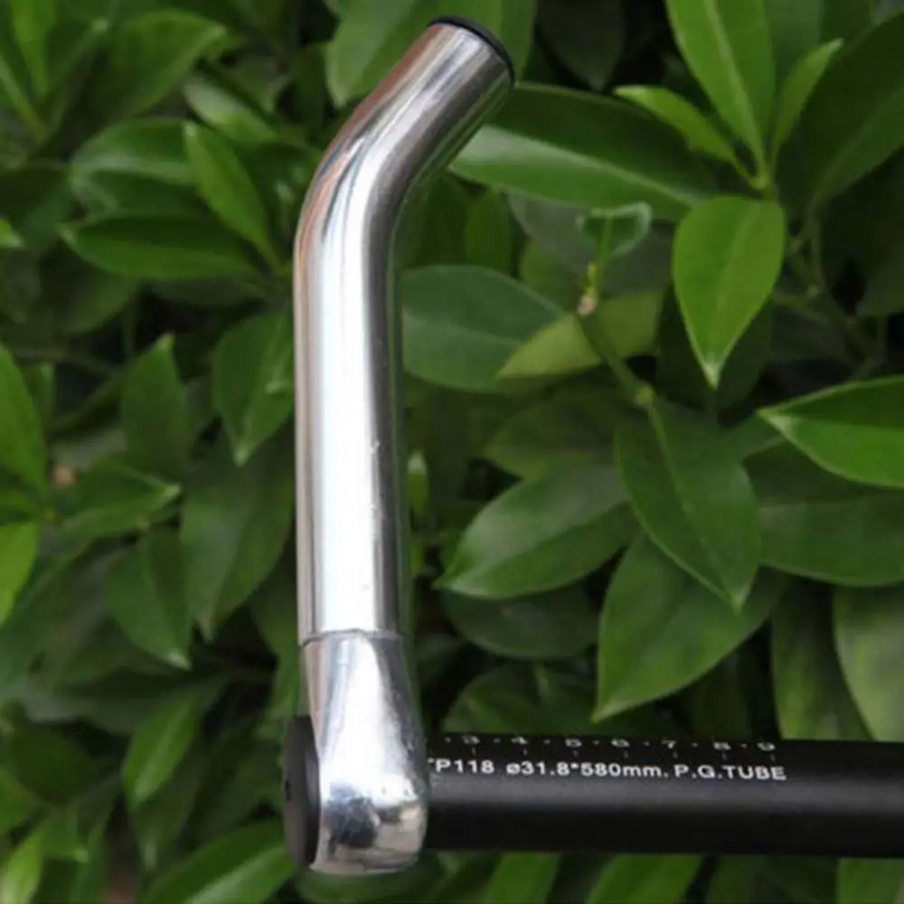 

1 Pair Durable Aluminum Alloy Bent Horn Bar Ends Cycling Accessories Bicycle Rest Bicycle Grips Handlebar Ends