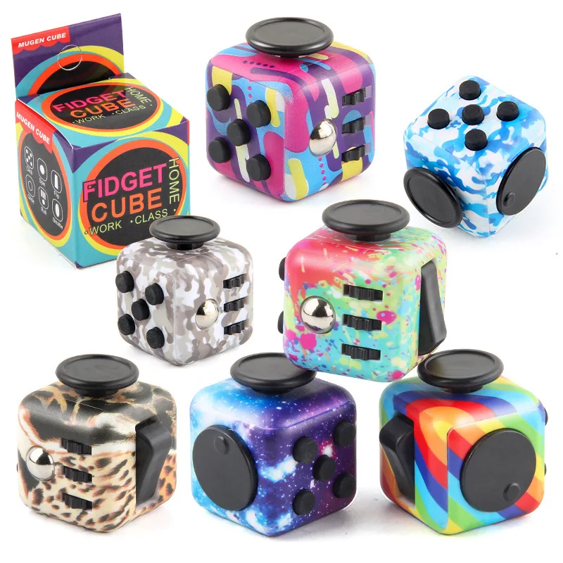 Fidget Cube antiestrés mano Spinner juguete de descompresión para autismo TDAH ansiedad juguetes sensoriales para niños adultos juguetes para aliviar el estrés