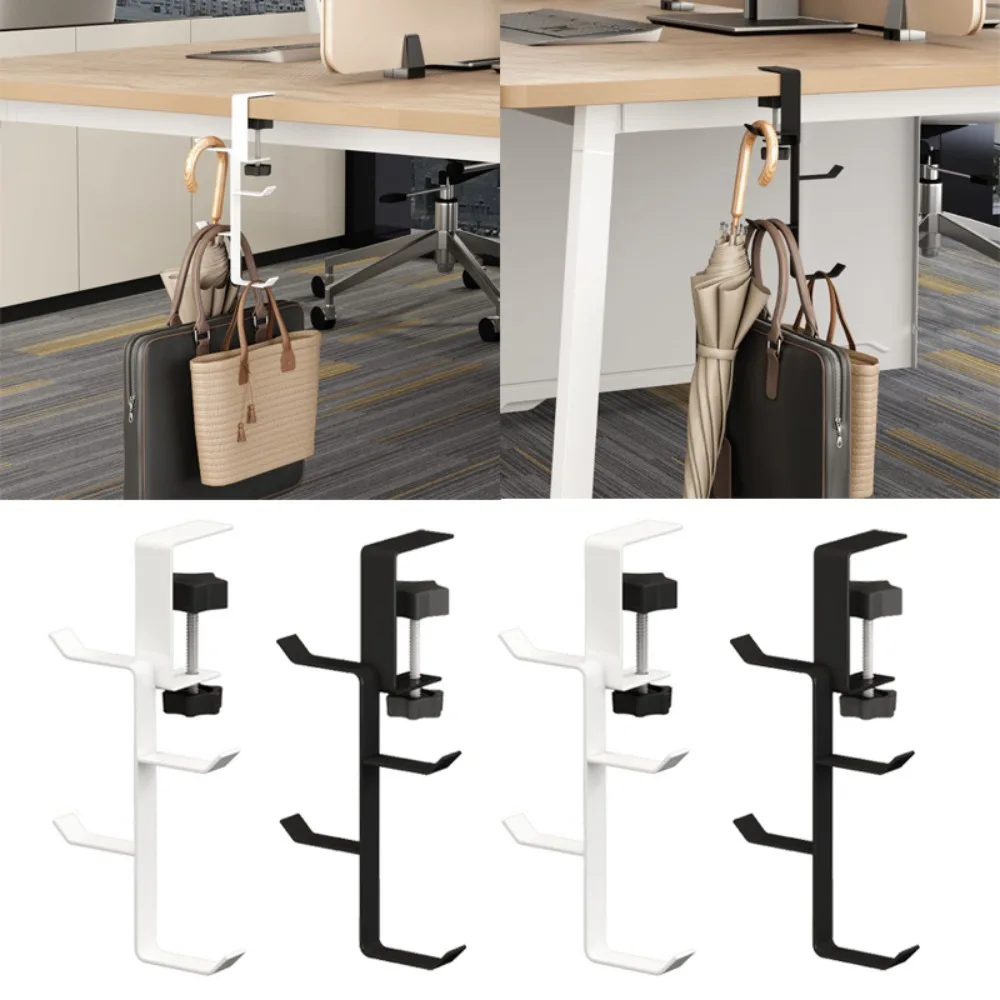 New Wall Hanger Bag Hook Punch-free Portable Purse Holder Hanging Decorative Removable Handbag Rack Table