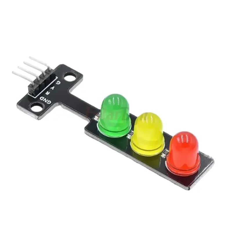 1-50pcs Red Yellow Green Traffic Light Module , 3-Color LED Signal Kit for STEM Education & School Model Projects