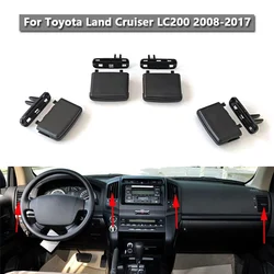 Para toyota land cruiser lc200 fj200 2008-2017 painel dianteiro do carro saída de ar condicionado a/c aberturas de ar condicionado guia clipe