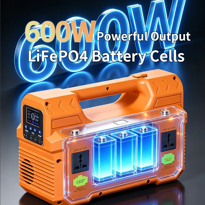 220V Outdoor Mobile , Large-capacity Portable Outdoor Self-driving Tour, Stall Camping, Live Broadcast Home Power Outage Backup