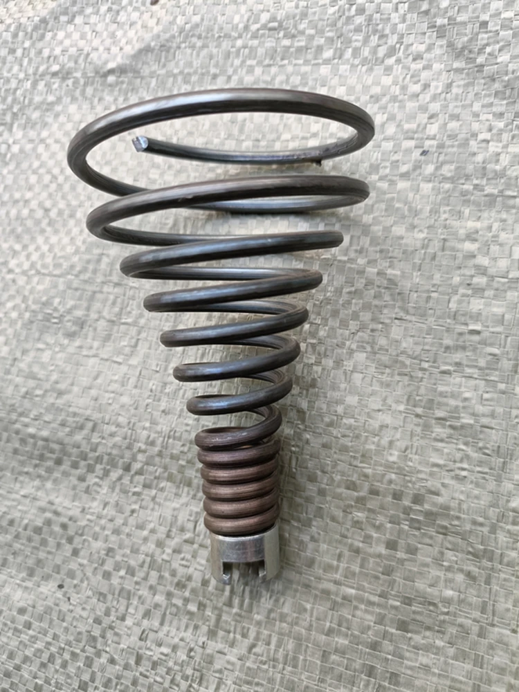 Household 16mm Spring Cutter Head Enlarged Sewer Drain Cleaning Drain Drill Bit Flap Shaped Spring
