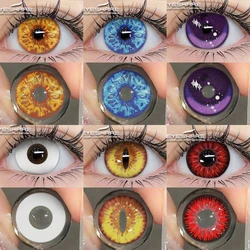 EYESHARE Halloween Color Contact Lenses For Eyes Anime Cosplay Colored Lenses Blue Lenses Contact Lens Beauty Eye Makeup