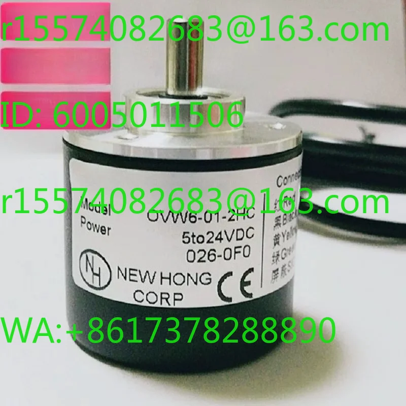 OVW Series Rotary Encoder OVW6-04-2HC OVW6-04-2HT OVW6-04-2MD 400 Pulse Incremental Encoder DC5V 38mm Outer Diameter Shaft Encod