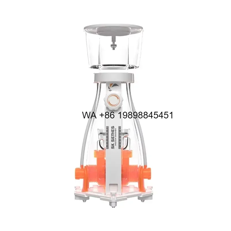 Wmwmnu for Series Dual Intake DC Powered Precision Silent Saltwater Aquarium Protein Skimmer for Marine Coral Reef Fish