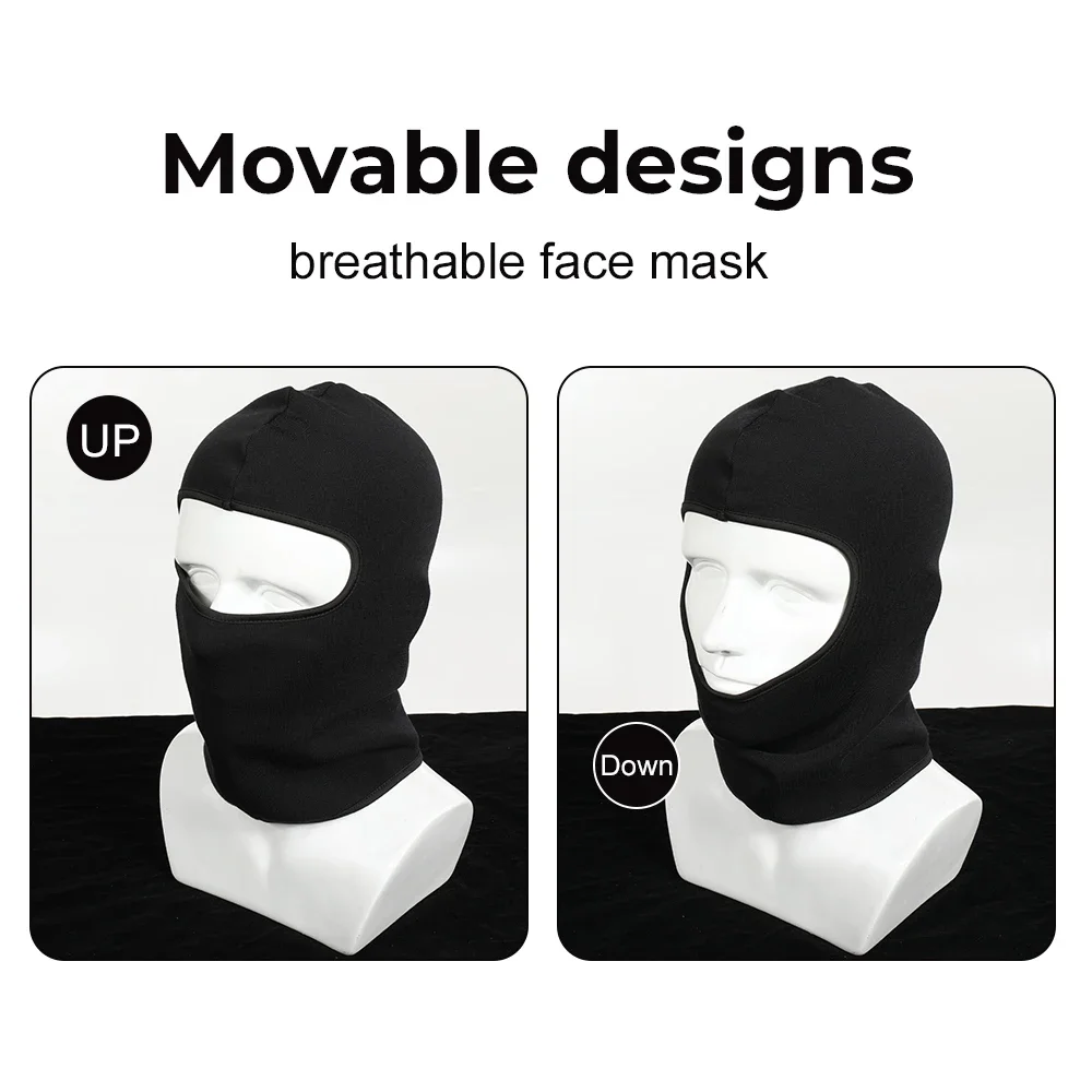 Cold Weather Warmer Polar Fleece Full Face Mask Beanies Winter Thermal Windproof Balaclava Skiing Outdoor Hood Hat Cap Women Men