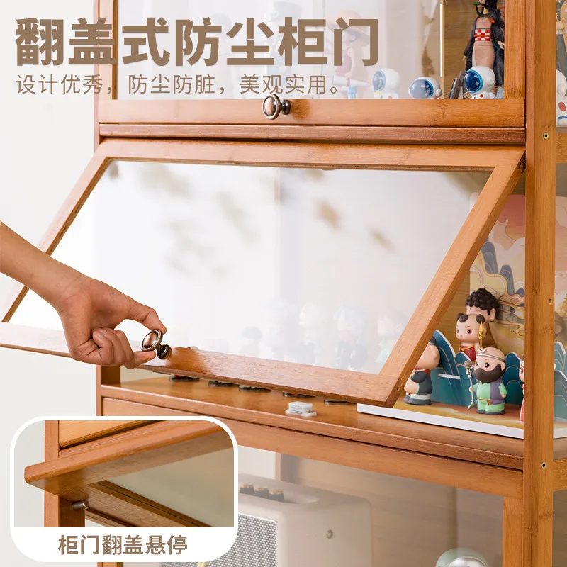 خزانة عرض لتخزين الشكل، نموذج لعبة ليغو، صندوق أعمى من الأكريليك الشفاف المقلد، رف عرض مقاوم للغبار، خزانة كتب #4