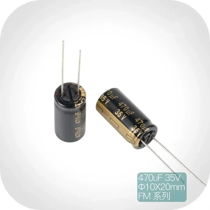 5PCS/20PCS Panas FM series 35V470uF 10x20mm High-frequency, low-impedance, HIF, audiophile, audio electrolytic capacitors