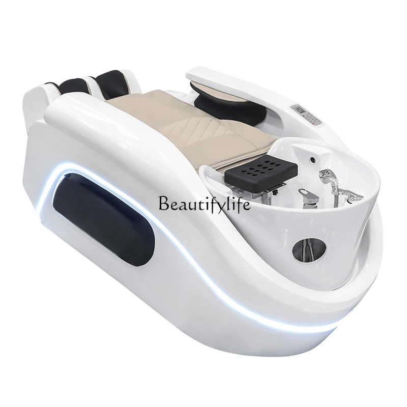 

Automatic flush bed, special for high-end hair salons, intelligent electric massage shampoo bed, multi-function