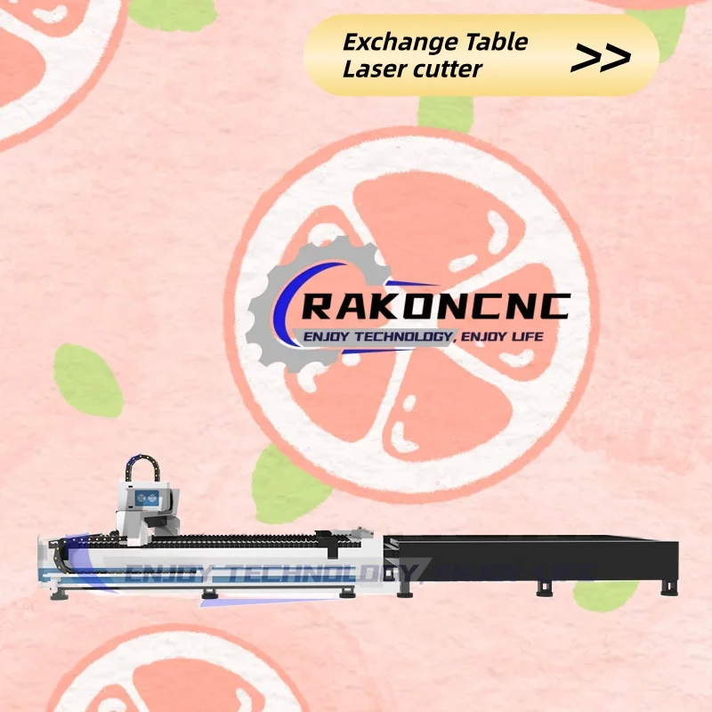 Movable Exchange Working Table Fiber Laser Cutting Tools for Metal Equipped CNC 금속절단기 500W Laser Lazer Cutter