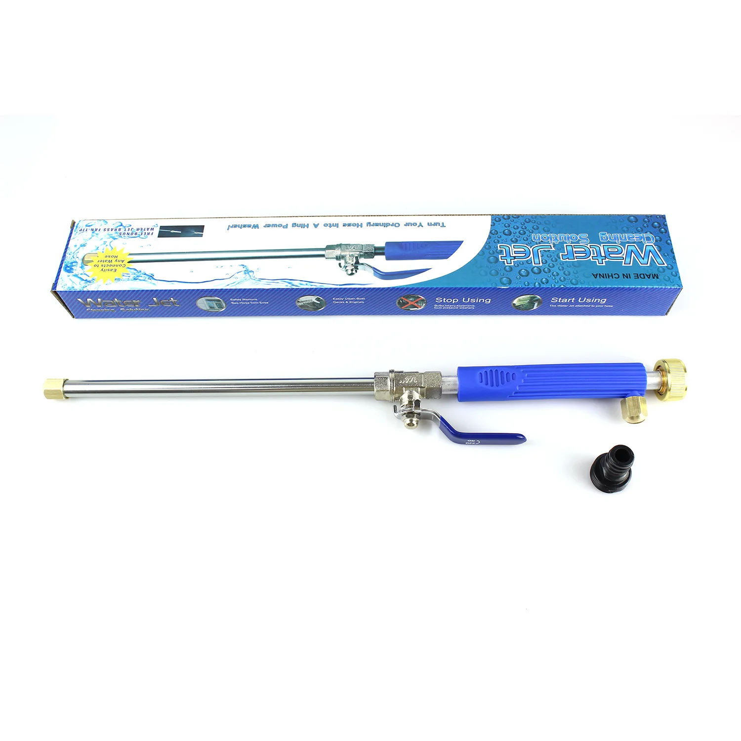 Garden Water Gun Long Pole Low Pressure Double Nozzle High Pressure Household Washing Car Water Gun