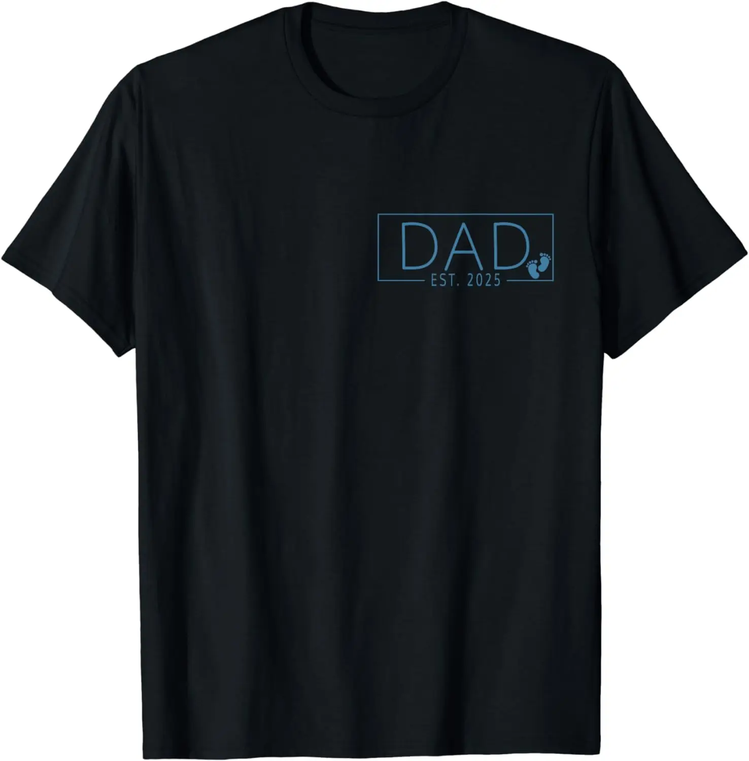 

Men Dad Established Est 2025 Girl Newborn Boy Daddy Father T-Shirt