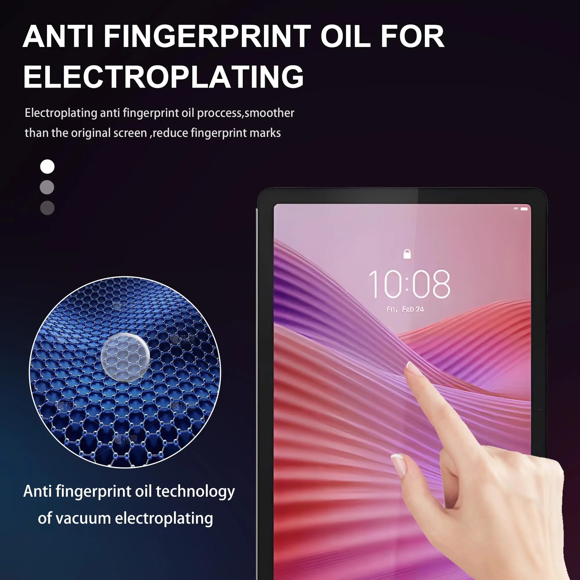 Screen Protector for Lenovo Tab 10.1" (2025) TB311FU / TB311XU Tempered Glass Bubble Free HD High Response Protective Film