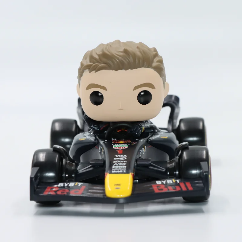 Funko POP F1 Red Bull Collection Kimi Antonelli Max Verstappen with RB20 Racing Car Sergio Perez Collectible Figurine Gift Toys