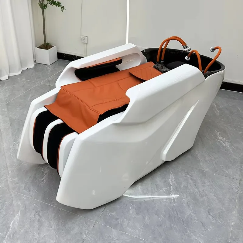 Electric Hair Washing Unit Modern Design Massage Shampoo Chair For Hair Dressing