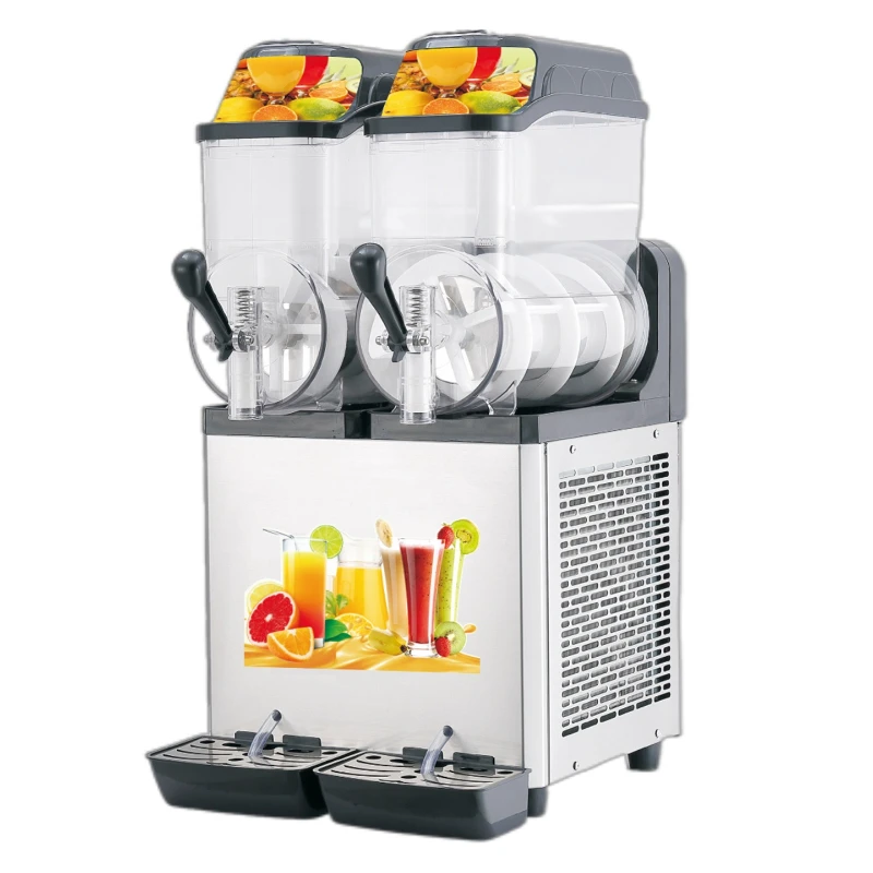 

Commercial cafeteria single cylinder double cylinder three cylinder snow melting machine smoothie cold drink machine automatic