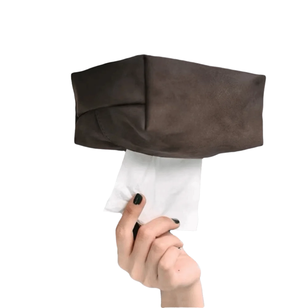 

Magnetic Design Magnetic Tissue Box Hanging Organizer Luxury Style Auto Ceiling Holder Easy Installation Paper Box