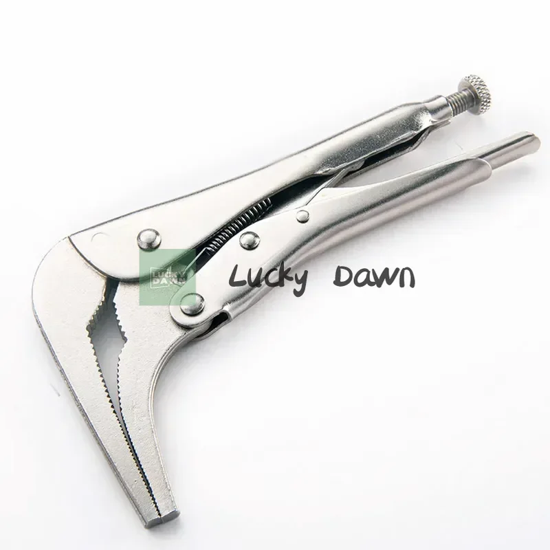 

Vice Grip Plier Wrench 90 Bent Nose Locking Pliers Crimping Steel