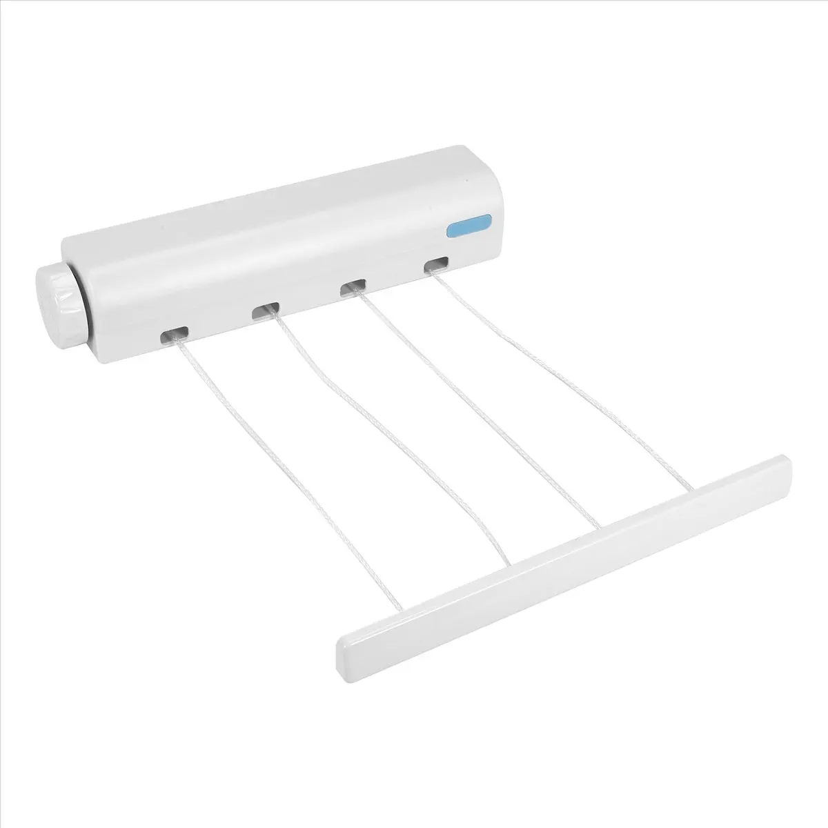 【ABFS】Retractable Clothesline Telescopic Indoor Outdoor Wall Mounted Clothes Dryer Line Drying Rope Hanger (4 Lines)