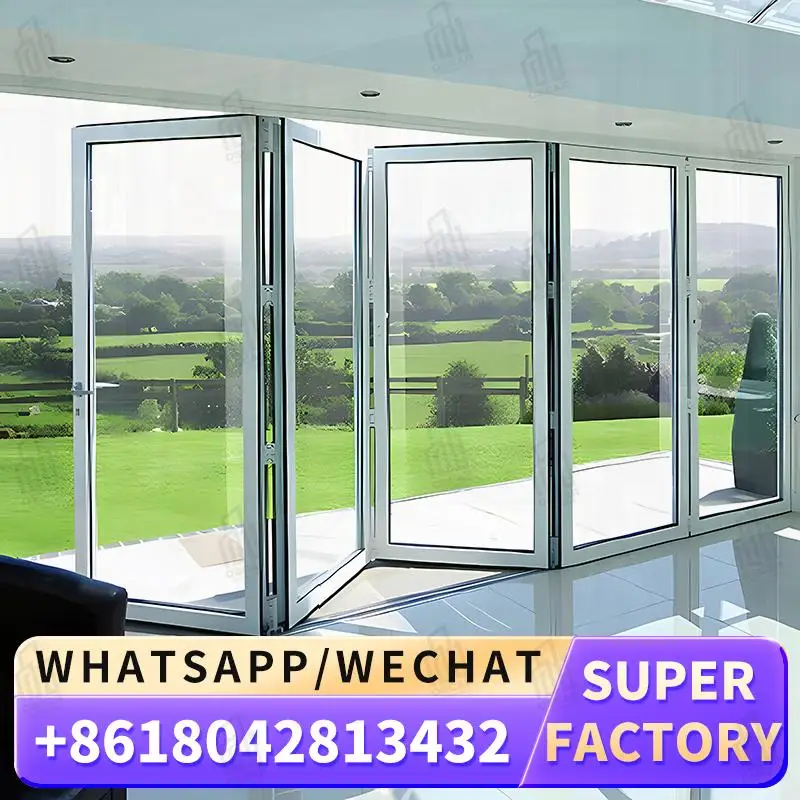 

Customizable High Function Windows Foldable Door Ideal for European Commercial Spaces Factory Direct Supply