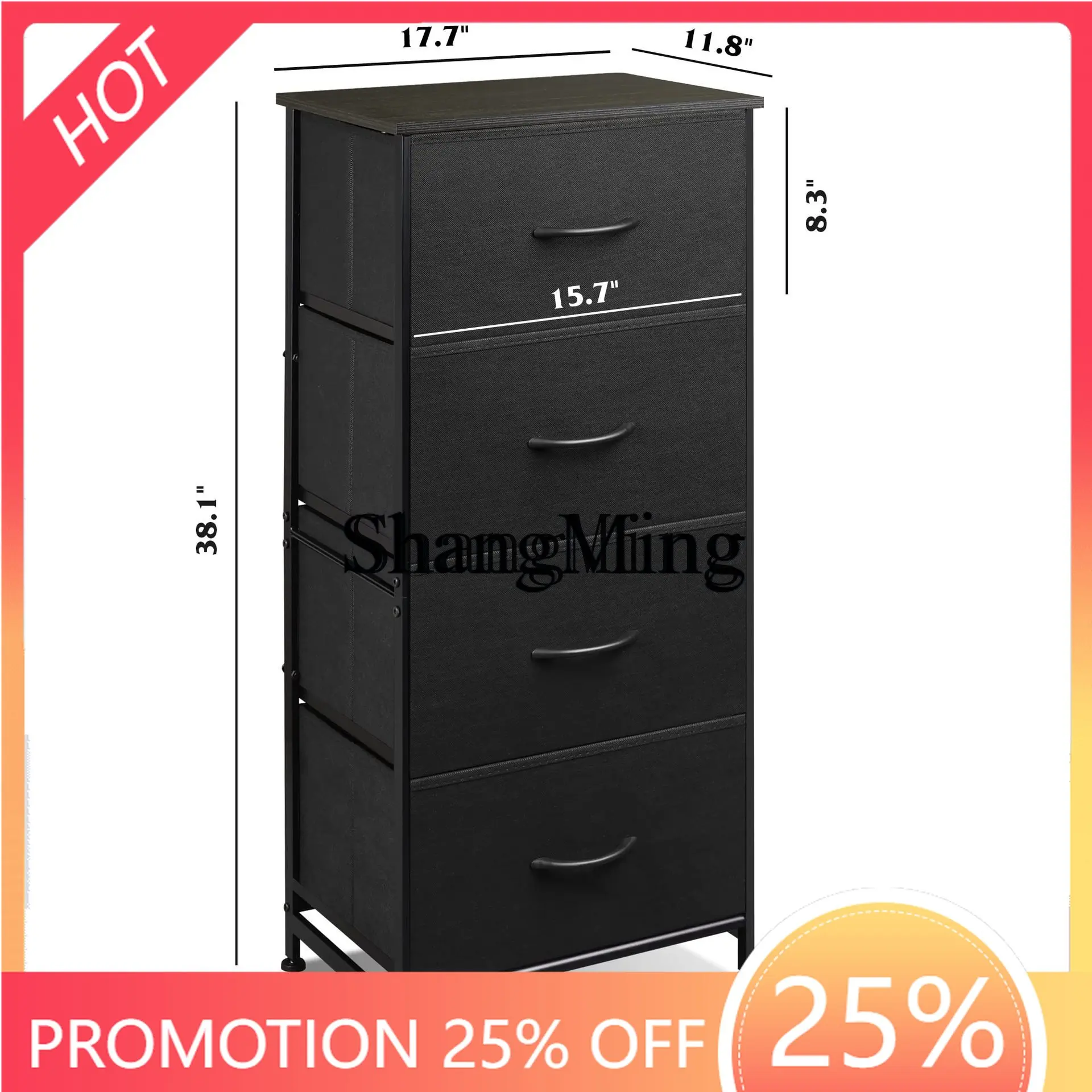 FGgood-looking  Thickened Storage Cabinet Drawer Storage Box Non-woven Household Simple Sofa Clothes Storage Locker