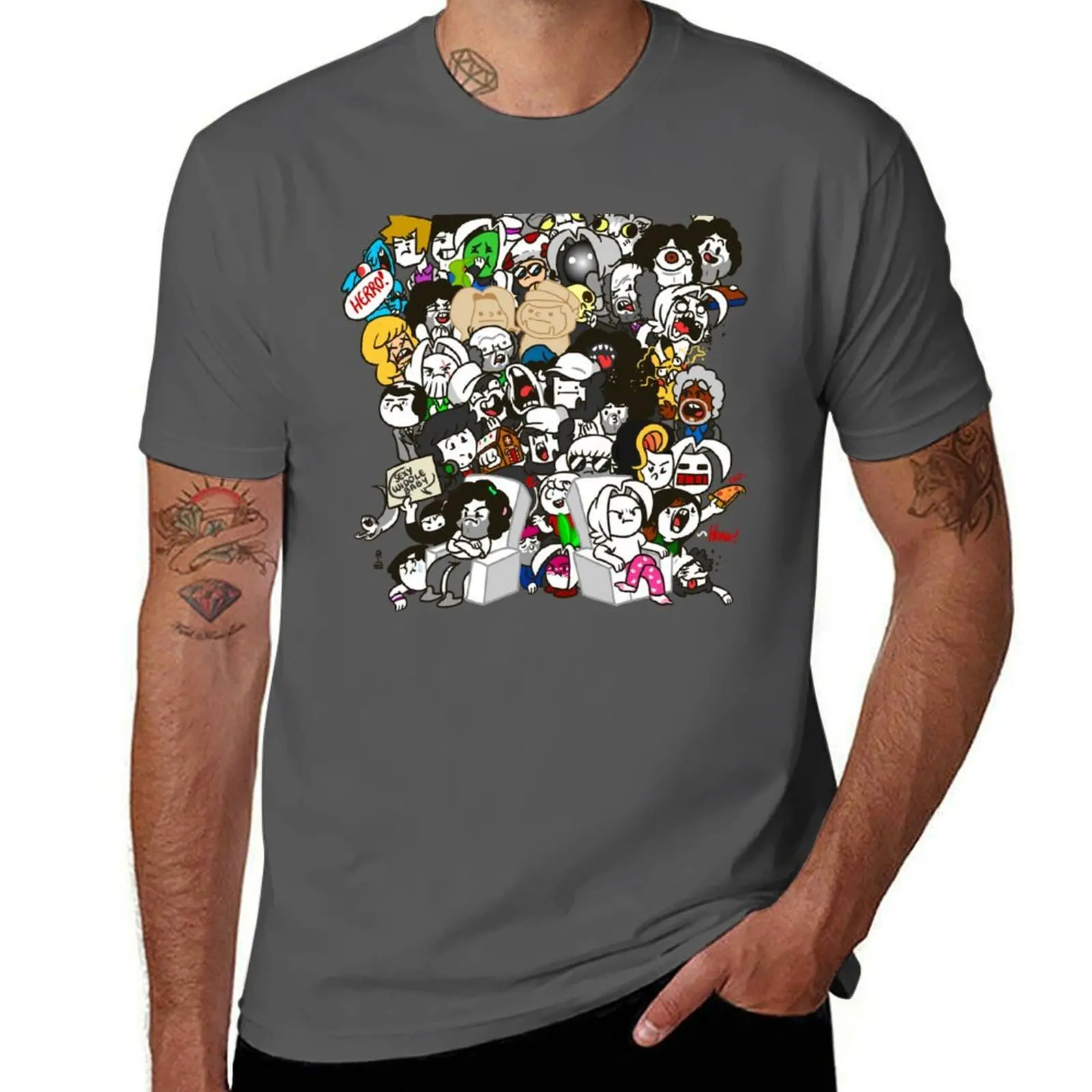 

Game Grumps 50 T-Shirt Trendy Pattern T-Shirt for Men
