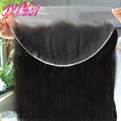 14-24 inch Straight 13x6 HD Lace Frontal 100% Human Hair 2x6 5x5 Real HD Lace Closure for Women Vietnamese Virgin Hair Melt Skin